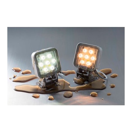 Patlite Usa Corporation Patlite CLN-24A-CD-PT Industrial LED Spot Light, Tilt & Pivot, Aluminum, DC24V CLN-24A-CD-PT